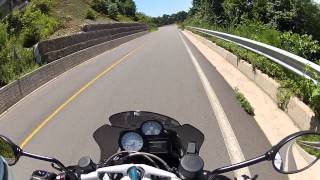 BMW K1300R / acceleration, conering and slowly...