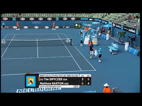 Qualifiers: Smyczek v Barton - Australian Open 2013