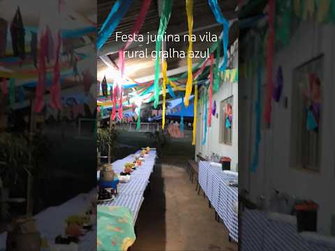 Festa junina na vila rural gralha azul em Guaraci/PR 🇧🇷