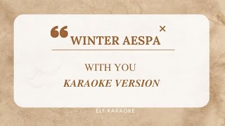 Download lagu WINTER - WITH YOU (OST. MY DEMON) EASY LYRICS KARAOKE mp3