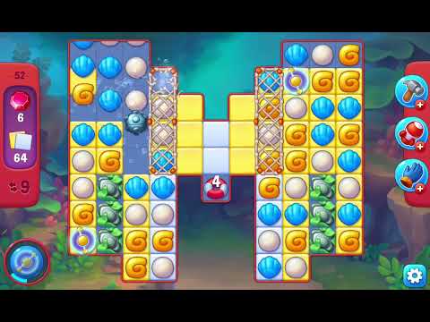 Fishdom Atlantis Cup Stage 52 (with ingame lightning and bomb boosters) @choraelmin