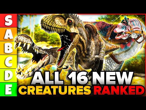 I Ranked Every NEW DINOSAUR in Ark Survival Ascended (FULL SHOWCASE)