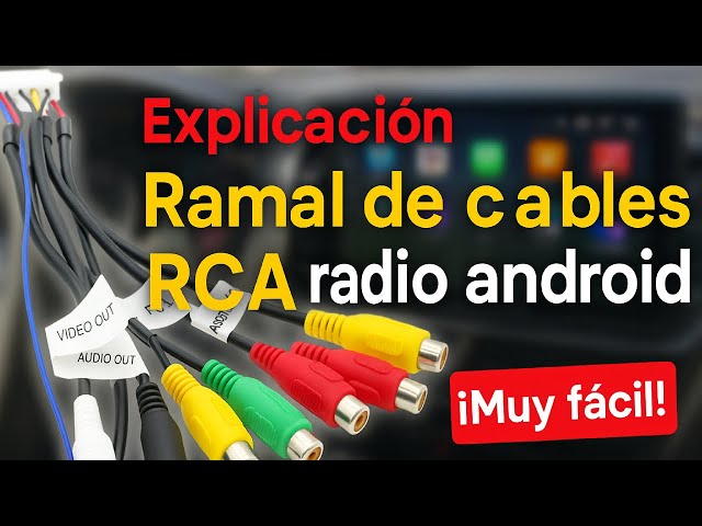 Vídeo relacionado con XTRONS Cable de conector adaptador de arnés ISO para coche con convertidor de impedancia alta a baja, compatible con Android Auto, reproductor de radio estéreo para coche Audi A3 A4