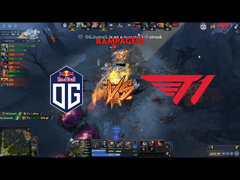 Sumail 3X RAMPAGE to victory vs T1 TI10