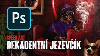 Video Boosta Grande - Dekadentní Jezevčík || Photoshop Timelapse