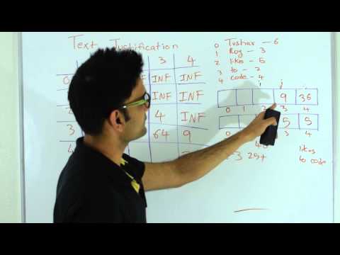 Text Justification & Word Wrap by Dynamic Programming (Knuth-Plass Formulation)