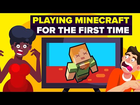 PLAYING Minecraft for the FIRST TIME - Funny Video Game Challenge