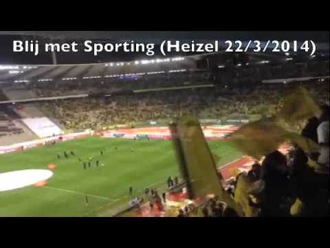 Blij met Sporting (op de Heizel)