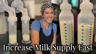 PUMPING TO NURSING JOURNEY | How To Increase Your Milk Supply
