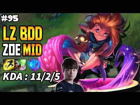 LZ BDD ZOE vs XERATH MID - KOREA CHALLENGER SEASON 8