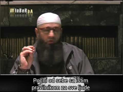 Počni od sebe sa istim pravilnikom za sve ljude-Dr.Safet Kuduzović
