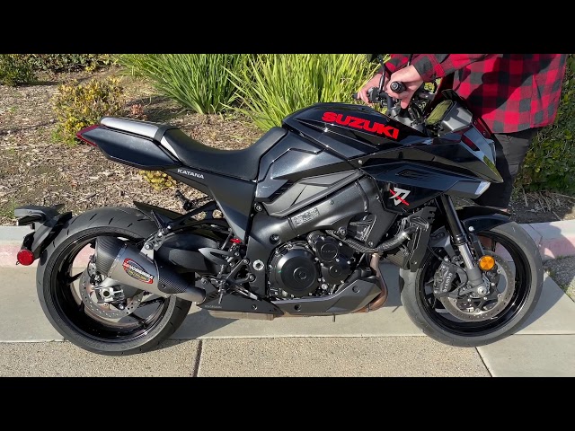 Yoshimura Alpha T Street Slip On SS Exhaust Pipe Works Suzuki Katana 1000 8