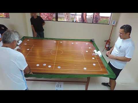 1° Tempo da Final da Copa do Mundo de Futebol de Mesa 2017  - (Regra 1 Toque / Liso)