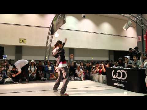 Les Twins "Larry" vs Marie "Poppins" All Styles Battle WOD 2012