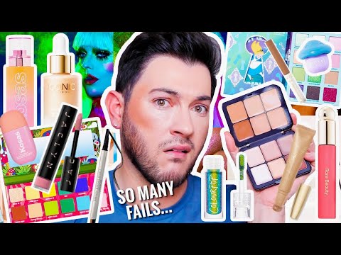 TESTING NEW VIRAL OVER HYPED MAKEUP! we have flops...