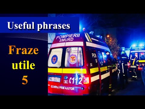 Lesson 60. Romanian for beginners ,Vocabulary (Fraze utile = Useful phrases) -5