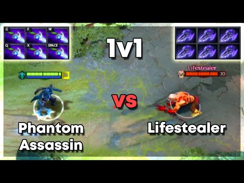 Phantom Assassin Diffusal x6 vs Lifestealer Mage Slayer x6 | Level 30 Dota 2 1v1 | Who Will Win?