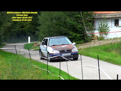 WOJDYŁA Hubert /WSZOŁEK Klaudia - Citroen Saxo - Letni Super Sprint 2022Szymbark 28-08-2022