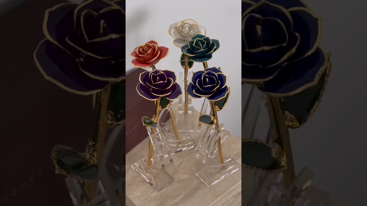 The Perfect Valentines Gift - 24K Gold Roses