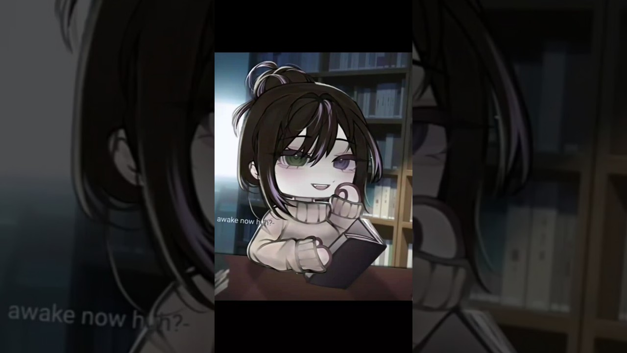 [ #MyaMoon ] awake now huh? 📚💤 #gacha #gachalife #gachameme #gachaclub #gachatiktok #gachaedit