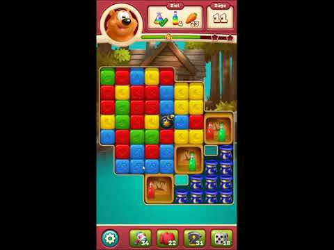 Toon Blast Level 2234 - NO BOOSTERS 🐻🐺🐱 | SKILLGAMING ✔️