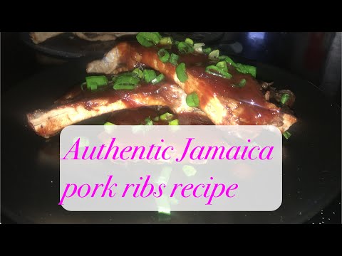 Authentic Jamaican Red Label Wine Pork Ribs | Easy Rack of Pork ribs recipe