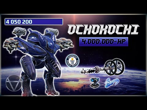 [WR] 🔥 WORLD RECORD! 4 Million HP OCHOKOCHI – Mk3 Gameplay | War Robots