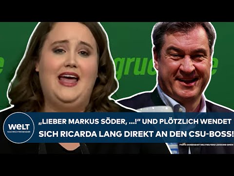 Video Thumbnail: RICARDA LANG: "Lieber Markus Söder, ...!" Und plötzlich wendet sie sich direkt an den CSU-Chef!
