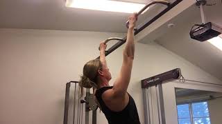 Träna musklerna runt skulderbladen