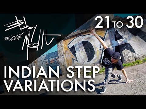 Breakdance Toprock tutorial • 30/100 Indian Step Variations • Bboy MeditRock