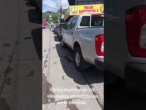 accidente col villa nueva terminal  1 junio 2026
