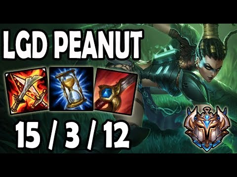 Peanut Nidalee vs Elise [ Jungle ] Lol Challenger Korea
