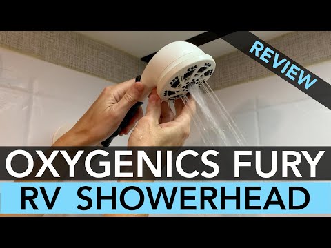 Oxygenics Fury RV Showerhead Review & Water Conservation Test
