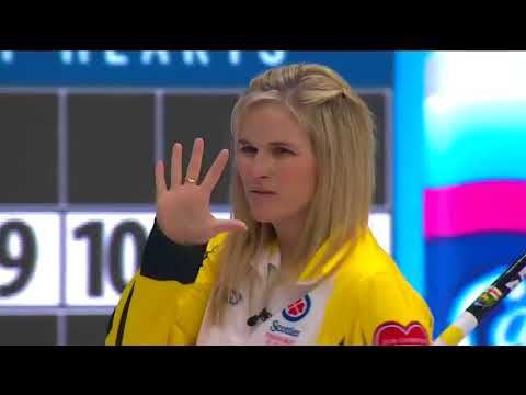 2018 Scotties Tournament of Hearts - Jones (MB) vs. Scheidegger (AB) - Draw 19