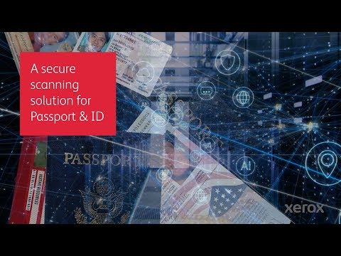 Xerox Passport Scanner Accessory - a Secure and Convenient Identity Capture Solution