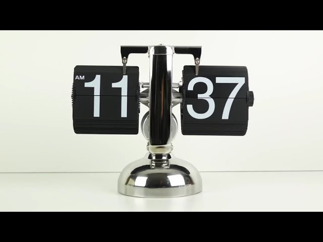 ساعة مكتب كلاسيكية لغرفة المكتب وغرفة المعيشة الحديثة الفاخرة ديكور المنزل ساعة فليب