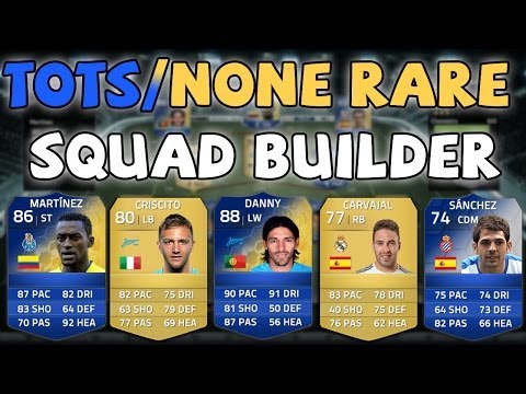 FIFA 14 - TOTS & NON RARE HYBRID SQUAD - Liga BBVA, Colombia and Russian League Squad Builder