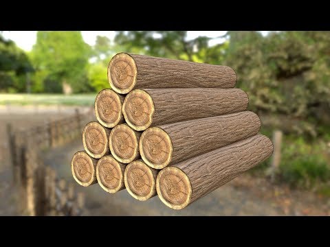 Autodesk Maya 2019 Wooden Log Modeling and Texturing in Maya Photoshop