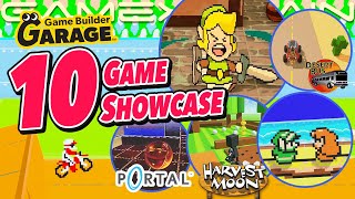 Portal, Desert Bus, Excitebike, & 3 Zeldas in Game Builder Garage! + A Turn Based RPG Battle!