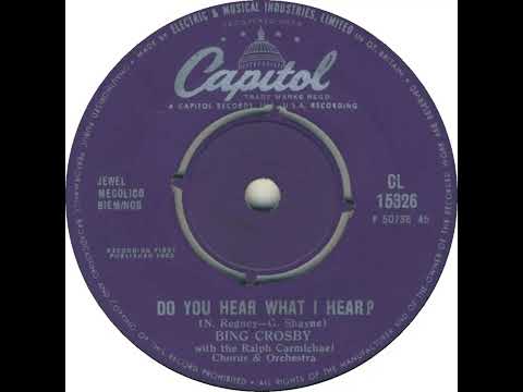 UK New Entry 1963 (273) Bing Crosby & Ralph Carmichael Chorus & Orchestra - Do You Hear What I Hear?