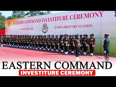 WATCH LIVE: Eastern Command Investiture Ceremony | Umroi Military Station | Meghalaya |Indian Army