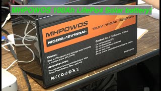 MHPOWOS LIFeP04 battery saves my solar