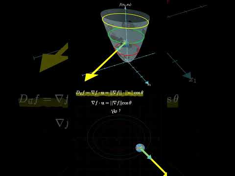 Does Gradient Always Show the Fastest Increase? #manim #maths #gradient