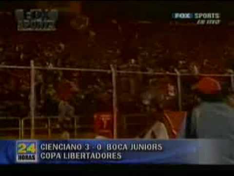 Copa Libertadores: Cienciano 3 -Boca 0