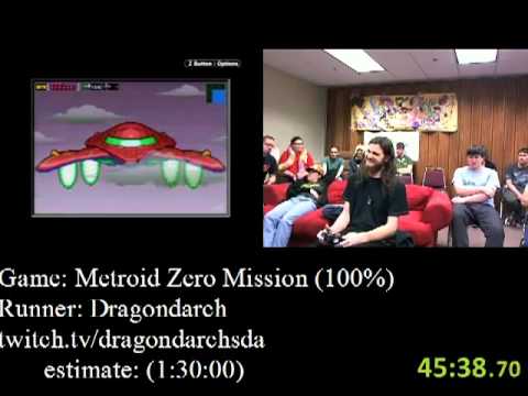 Metroid Zero Mission - Speedrun 100% (1:22:39) - AGDQ 2012