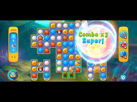 Fishdom Easy Level 9650 (with ingame lightning and firecracker boosters)  @choraelmin