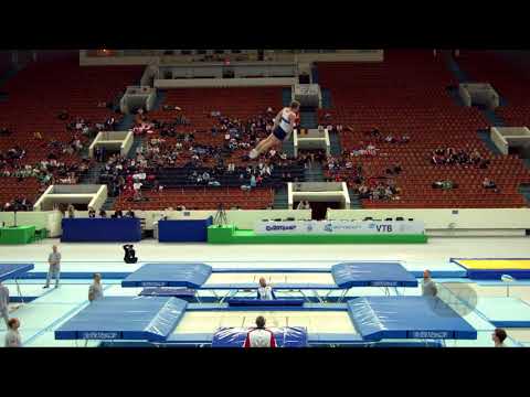MELNIK Mikhail (RUS) - 2018 Trampoline Worlds, St. Petersburg (RUS) - Qualification Trampoline R1
