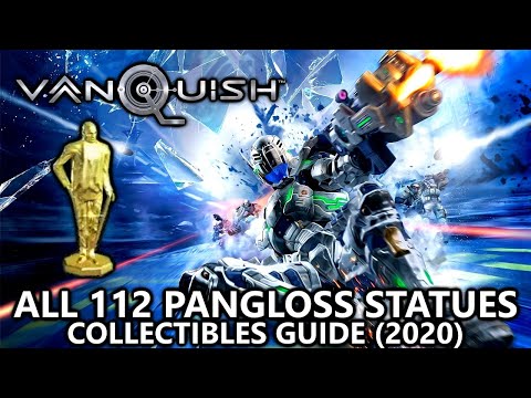 Vanquish - Collectibles Guide - All 112 Pangloss Statue Locations - Achievement/Trophy