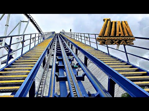 2025 Titan Roller Coaster On Ride Front Seat POV Six Flags Over Texas
