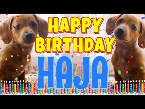 Happy Birthday Haja! ( Funny Talking Dogs ) What Is Free On My Birthday
